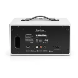 Audio Pro C5 MKII Kablosuz Multiroom Hoparlör (WiFi, AirPlay 2, Chromecast, Bluetooth, Beyaz) - 4