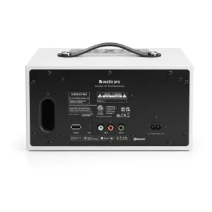 Audio Pro C5 MKII Kablosuz Multiroom Hoparlör (WiFi, AirPlay 2, Chromecast, Bluetooth, Beyaz) - 4