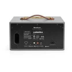 Audio Pro C5 MKII Kablosuz Multiroom Hoparlör (WiFi, AirPlay 2, Chromecast, Bluetooth, Gri) - 4