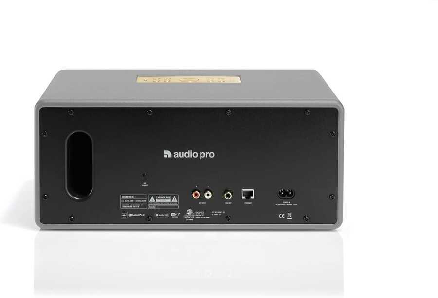 Audio Pro D1 Multiroom Airplay Bluetooth Wifi Hoparlör (Açık Gri)