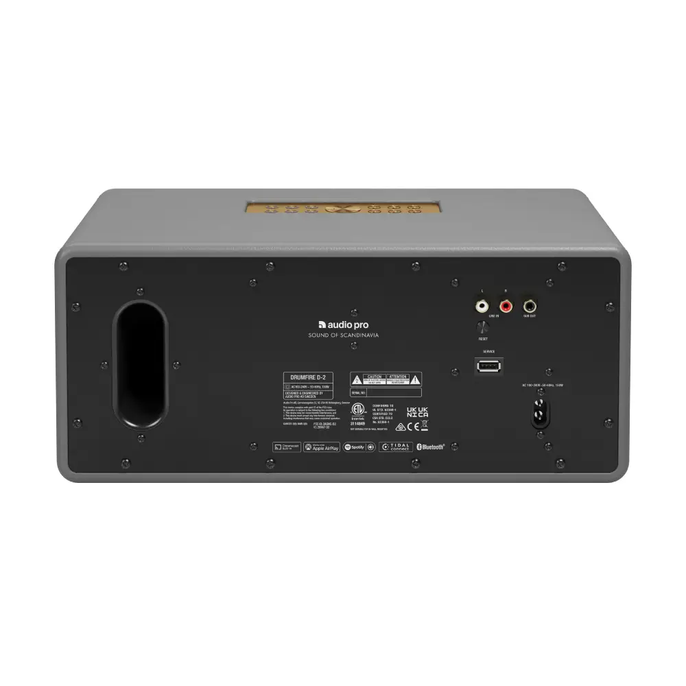 Audio Pro Drumfire D-2 Multiroom Hoparlör (Gri) - 4