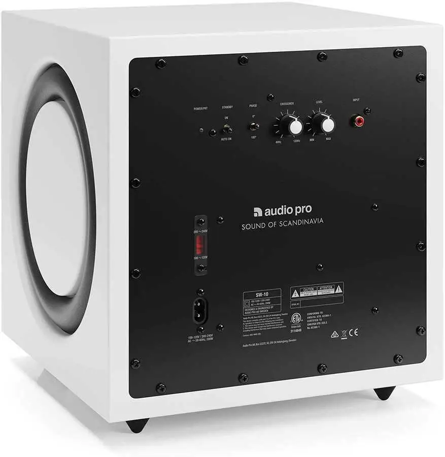 Audio Pro SW-10 Subwoofer (Beyaz) - 3