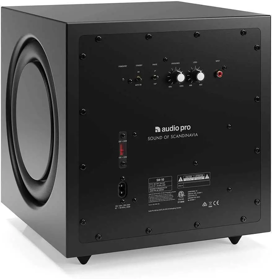 Audio Pro SW-10 Subwoofer (Siyah) - 3