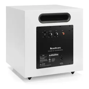 Audio Pro SW-5 Kablolu Subwoofer (8″ Woofer + Çift 9″ Pasif Radyatör, Beyaz) - 4