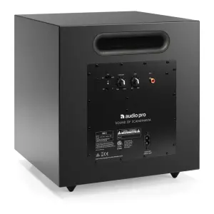 Audio Pro SW-5 Kablolu Subwoofer (8″ Woofer + Çift 9″ Pasif Radyatör, Siyah) - 4