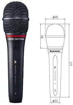 Audio Technica AE4100 Cardioid Dynamic Handheld Microphone - 2