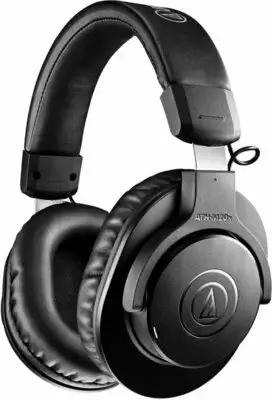Audio Technica ATH-M20xBT Wireless Over-Ear Headphones (Black) - 1