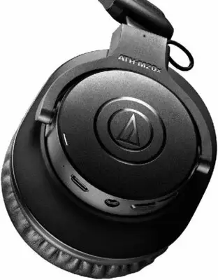 Audio Technica ATH-M20xBT Wireless Over-Ear Headphones (Black) - 3