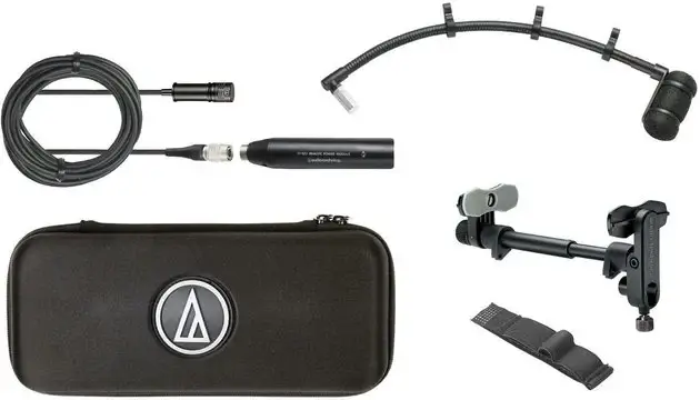 Audio Technica ATM350GL Cardioid Condenser Instrument Microphone with Guitar Mounting System (9