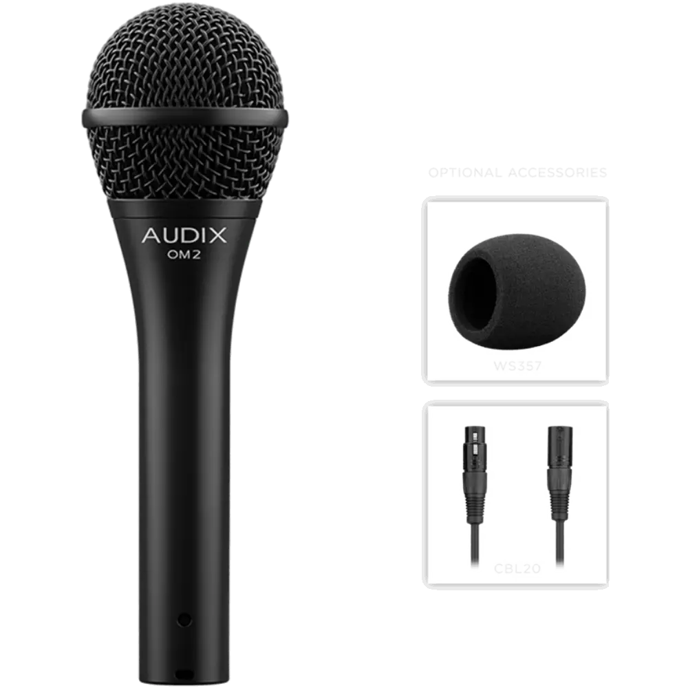 Audix OM2S Switchli Dinamik Vokal Mikrofon - 2