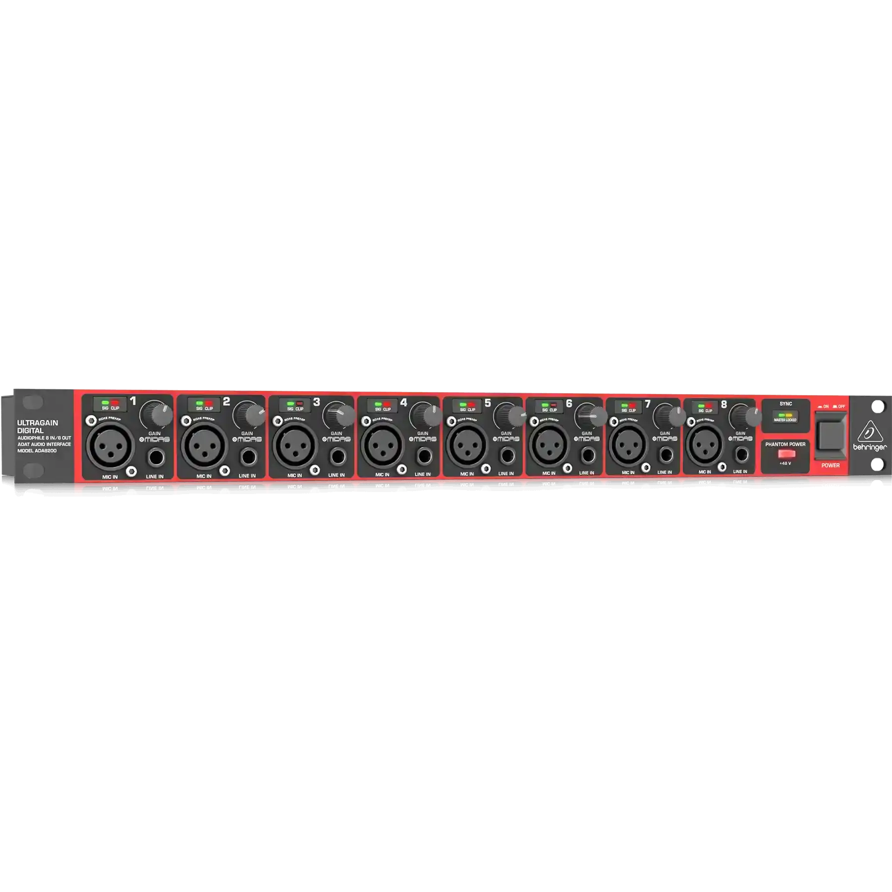 Behringer ADA8200 8-channel Microphone Preamp - 2