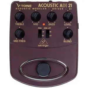 Behringer ADI21 V-Tone Acoustic Driver DI Pedal - 1