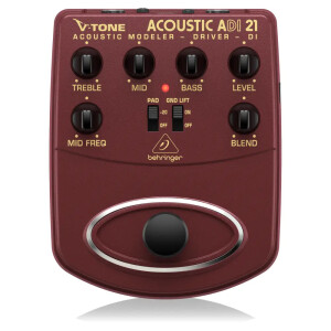 Behringer ADI21 V-Tone Acoustic Driver DI Pedal - Behringer
