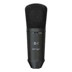 Behringer B-1 Büyük Diyaframlı Kardioid Kondenser Mikrofon (Dark Edition) - 1