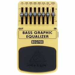 Behringer BEQ700 Bass Graphic Equalizer Pedal - 2