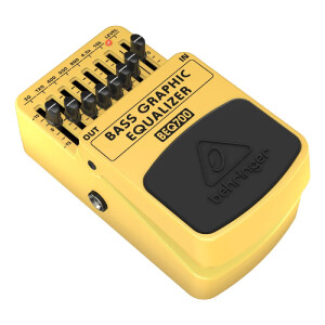 Behringer BEQ700 7-Bant Grafik Ekolayzır Bas Gitar Pedalı - Behringer