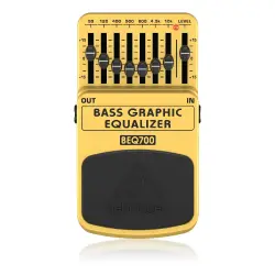 Behringer BEQ700 7-Bant Grafik Ekolayzır Bas Gitar Pedalı - 2