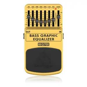 Behringer BEQ700 7-Bant Grafik Ekolayzır Bas Gitar Pedalı - 2