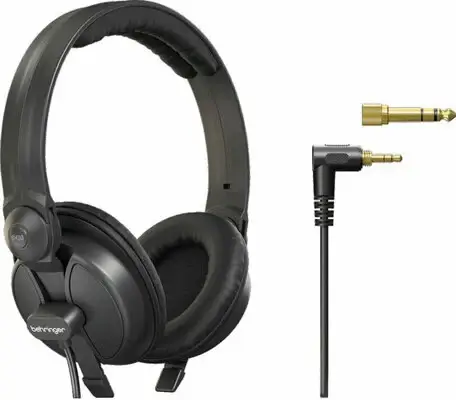 Behringer BH30 Premium Supra-Aural Closed-back DJ Headphones - 3