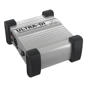 Behringer DI100 Tek Kanallı Aktif DI Box (Batarya/Phantom Power Destekli) - 1