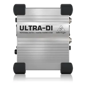 Behringer DI100 Tek Kanallı Aktif DI Box (Batarya/Phantom Power Destekli) - 2