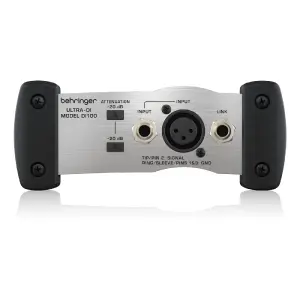 Behringer DI100 Tek Kanallı Aktif DI Box (Batarya/Phantom Power Destekli) - 4