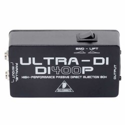 Behringer Ultra-DI DI400P 1-channel Passive Instrument Direct Box - Behringer