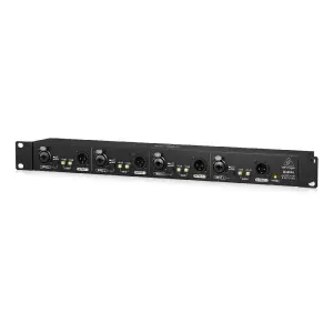Behringer DI4800A 4 Giriş / 8 Çıkış Rack Tipi Aktif DI Box, Sinyal Bölücü ve Booster - 4