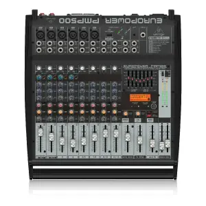 Behringer EUROPOWER PMP500 500W 16 Girişli Efektli ve Güç Amplifikatörlü Mikser - 1