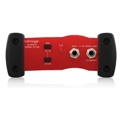 Behringer GI100 Profesyonel DI Box (Batarya/Phantom Power Destekli, Gitar Hoparlör Simülasyonlu) - 4