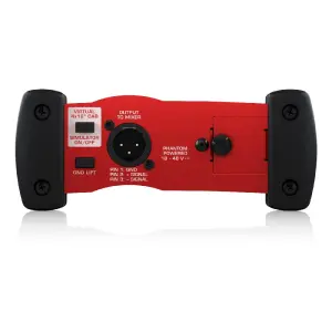 Behringer GI100 Profesyonel DI Box (Batarya/Phantom Power Destekli, Gitar Hoparlör Simülasyonlu) - 5
