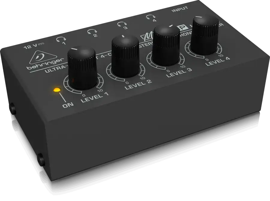 BEHRINGER HA400 4 Kanal Ultra-Compact Monitor Kulaklık Amplifikatörü - 2