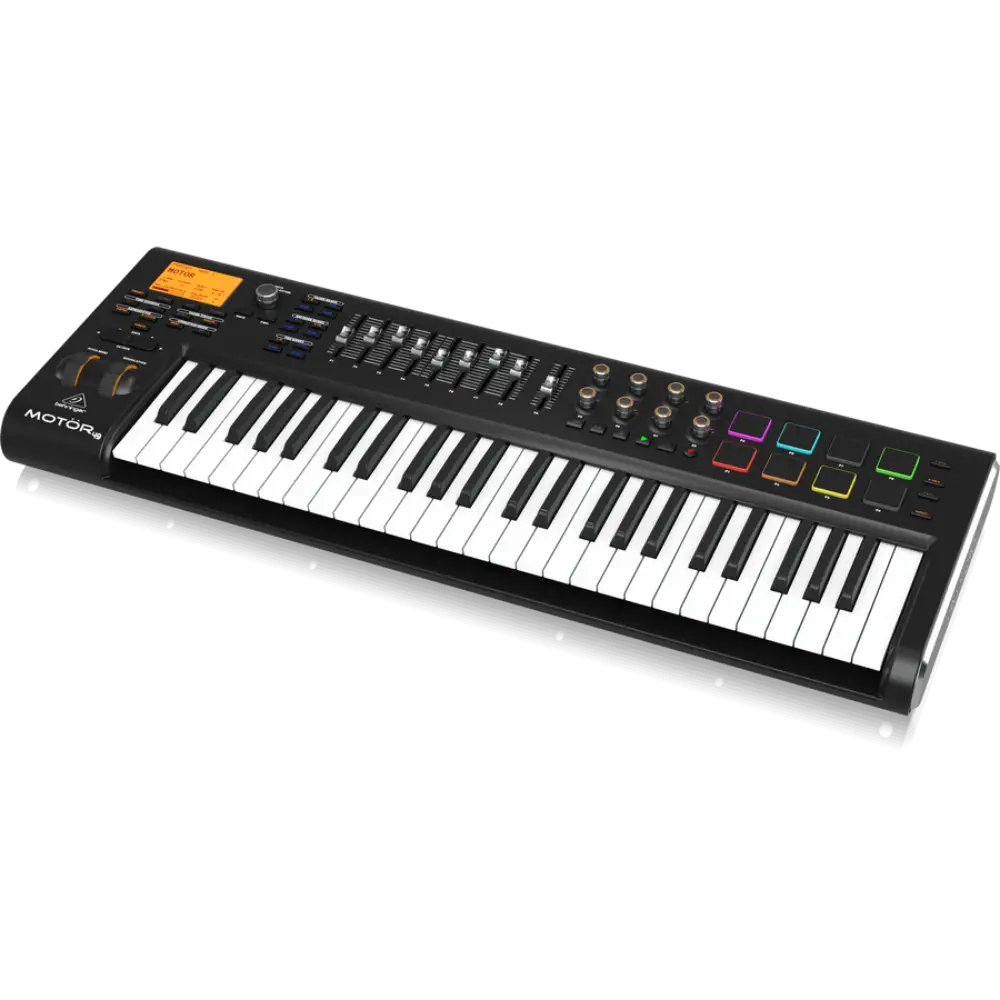 Behringer MOTÖR 49 49-Key USB/MIDI Master Controller Keyboard - 4