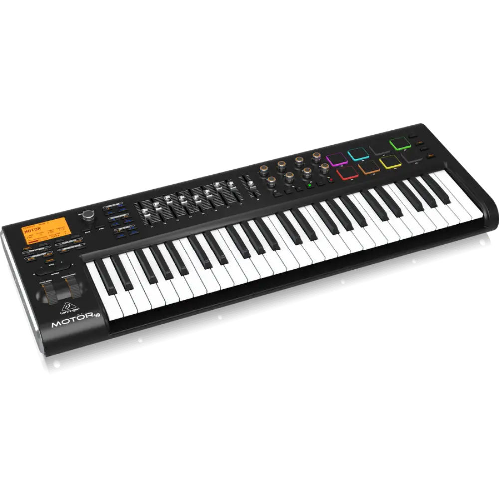 Behringer MOTÖR 49 49-Key USB/MIDI Master Controller Keyboard - 3