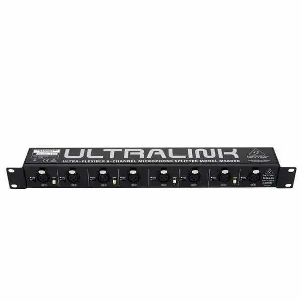 Behringer - BEHRINGER MS8000 Ultra-Flexible 8 Kanal Mikrofon Splitter