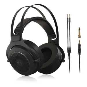 Behringer OMEGA Premium Retro Tarzı Açık Arkalı Hi-Fi Kulaklık (Siyah) - 3