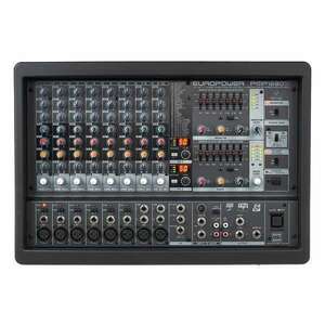 Behringer Europower PMP1680S 10-channel 1600W Powered Mixer - Behringer