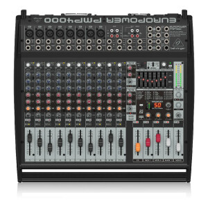 Behringer Europower PMP4000 16-channel 1600W Powered Mixer - Behringer