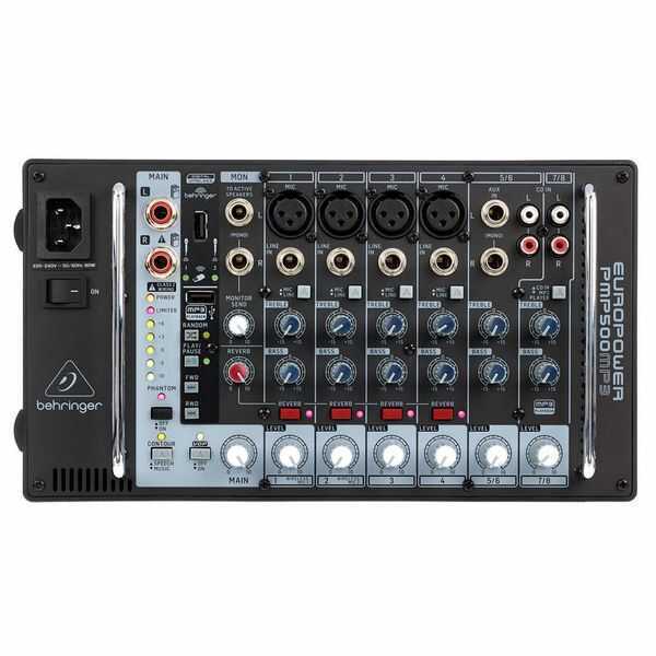 Behringer - Behringer PMP500MP3 500 Watt 8 Kanal Power Mikser