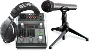 Behringer PODCASTUDIO 2 USB Bundle - Podcasting Bundle - 1