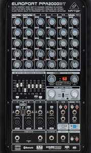 Behringer Europort PPA2000BT 8-channel Portable PA System with Bluetooth - 5