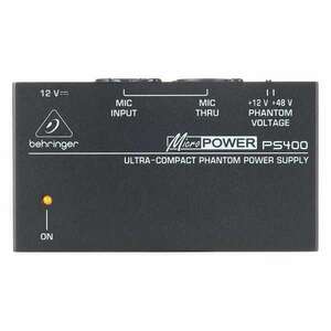 Behringer MicroPower PS400 Phantom Power Supply - Behringer