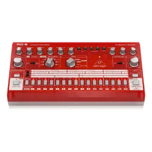 Behringer RD-6-SB Analog Drum Machine - Red Translucent - 2