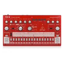 Behringer RD-6-SB Analog Drum Machine - Red Translucent - 3