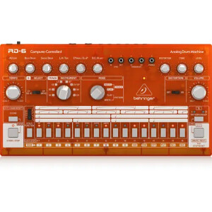 BEHRINGER RD6-TG RHYTHM DESIGNER Analog Davul Makinesi (Turuncu) - Behringer