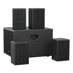 Behringer SAT 1004 4’lü Pasif Hoparlör ve SAT 1008 SUBA 600W Aktif Subwoofer Seti - 1