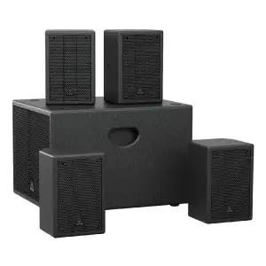 Behringer SAT 1004 4’lü Pasif Hoparlör ve SAT 1008 SUBA 600W Aktif Subwoofer Seti - 1