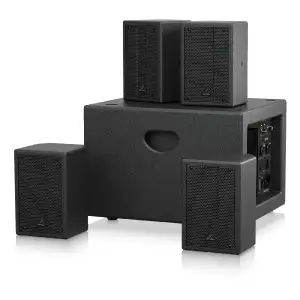 Behringer SAT 1004 4’lü Pasif Hoparlör ve SAT 1008 SUBA 600W Aktif Subwoofer Seti - 3
