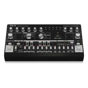 Behringer TD-3-BK Analog Bas Synthesizer (16 Adımlı Sequencer ve Distortion ile) - 2
