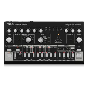 Behringer TD-3-BK Analog Bas Synthesizer (16 Adımlı Sequencer ve Distortion ile) - 3